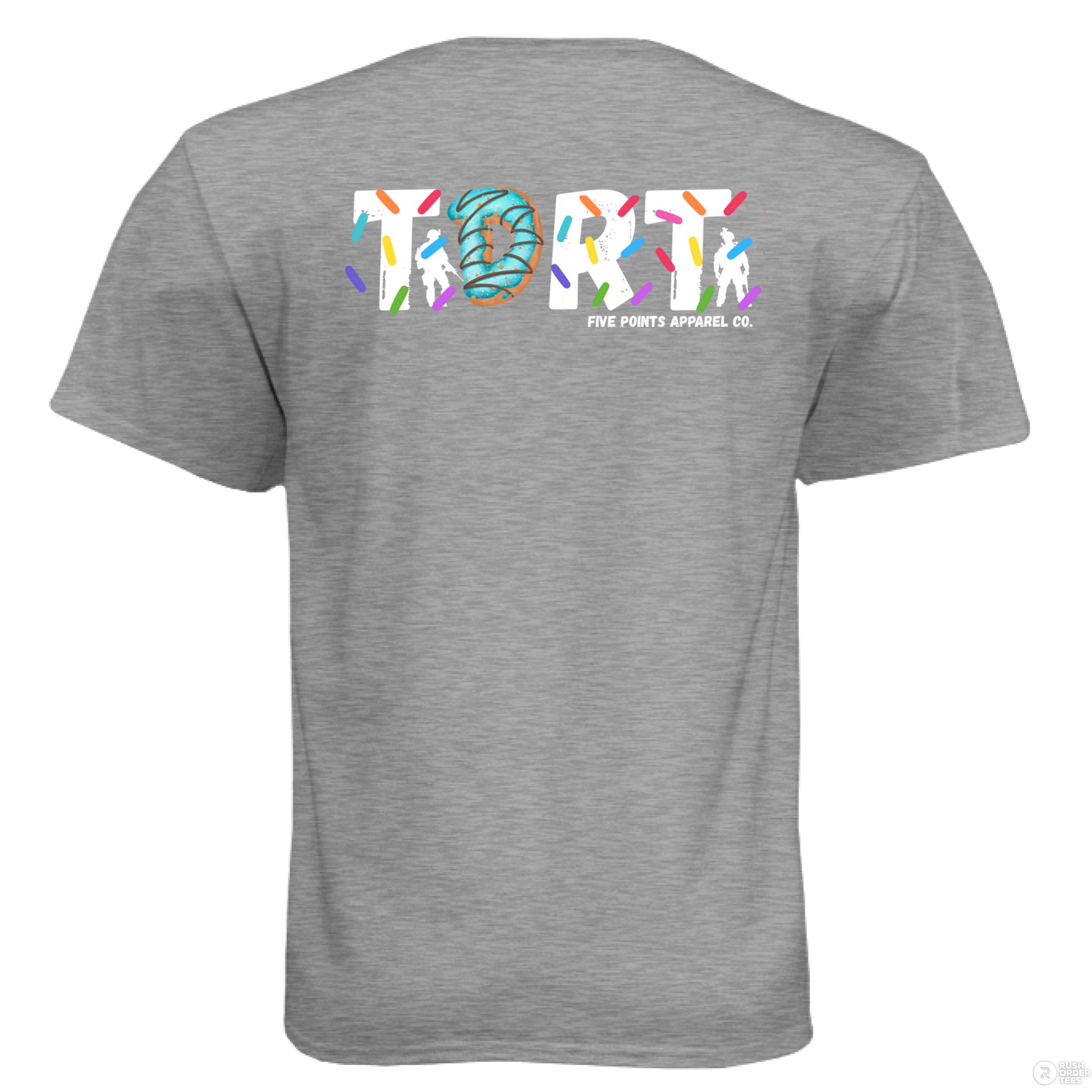 Dark Heather Grey (60/40) - BACK