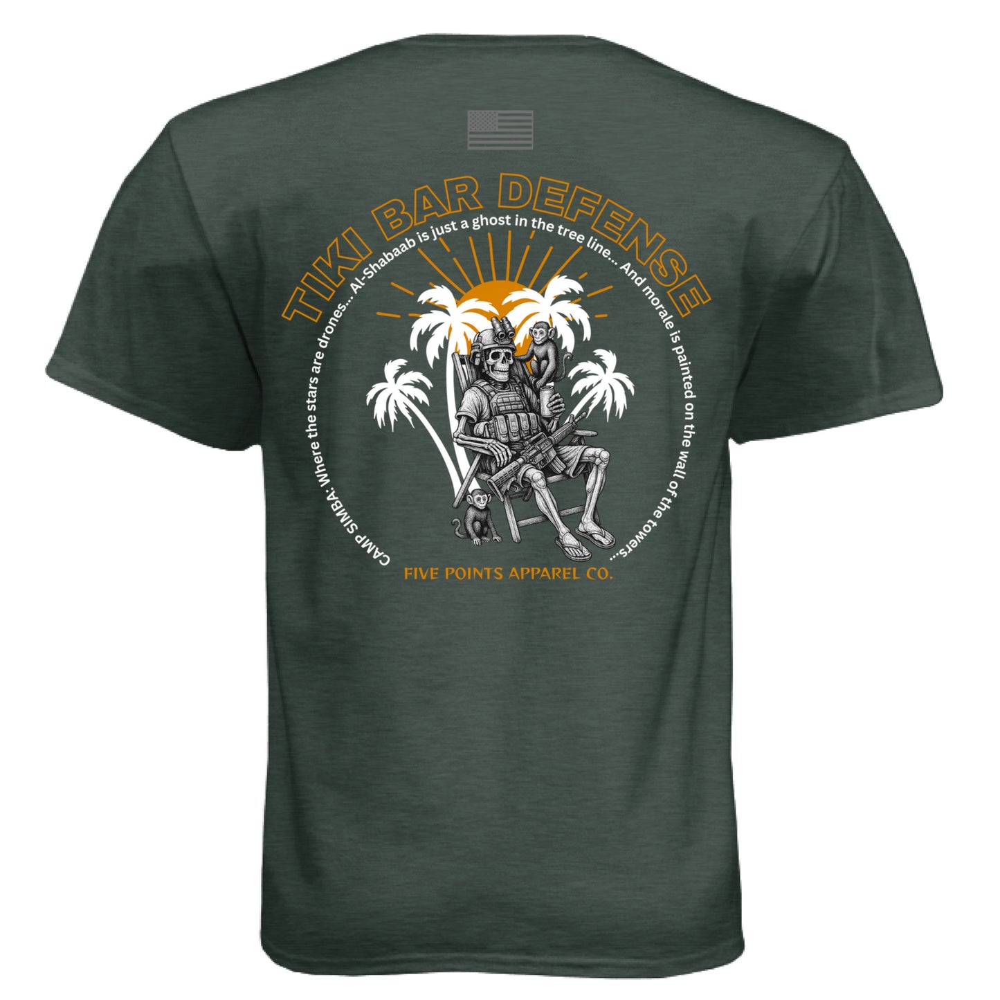 Heather Forest Green - BACK